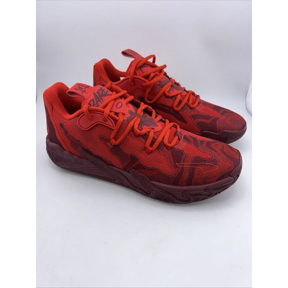 Puma Melo MB.03 Lo Team Puma Team Regal Red - For All Time Men's Size 10.5